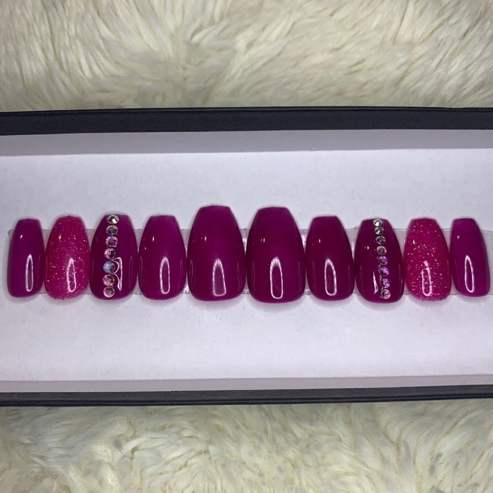 Moody Princess Custom Press On Nails | High Quality Nails | Handmade - Picture 2 of 12